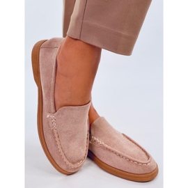 Mocassini da donna morbidi beige 1