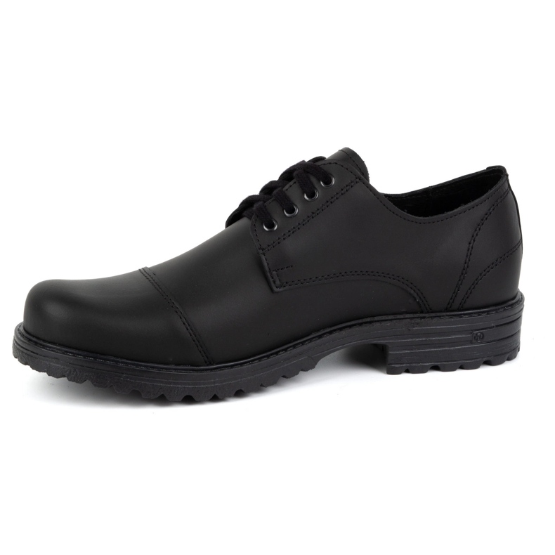 Polbut Scarpe da uomo in pelle 2120/2 nere nero 1