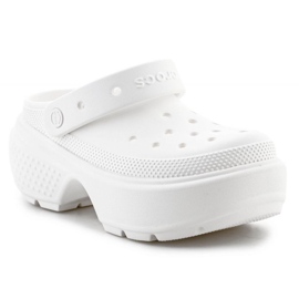 Infradito Crocs Stomp Clog 209347-0WV bianco 2