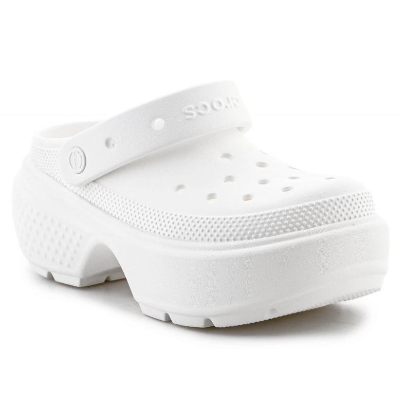 Infradito Crocs Stomp Clog 209347-0WV bianca 2