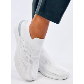 Calzino sportivo da donna, colore bianco 2