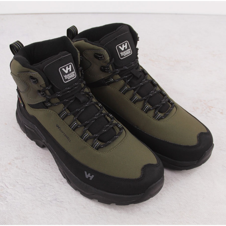 Scarpe da trekking impermeabili da uomo verdi Vanhorn 99302 verde 2