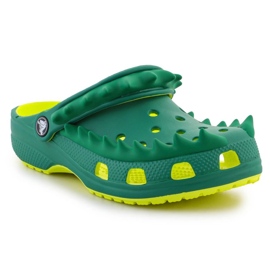 Infradito Crocs Classic Spikes Clog T 210010-76U verde 2