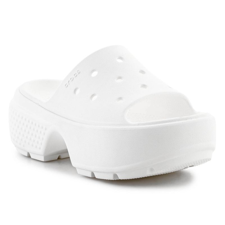 Infradito Crocs Stomp Slide 209346-0WV bianca 2