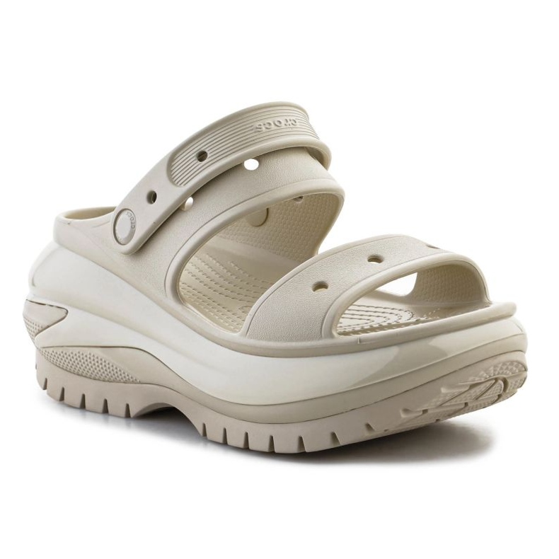 Infradito Crocs Mega Crush Sandalo 207989-2Y2 beige 2