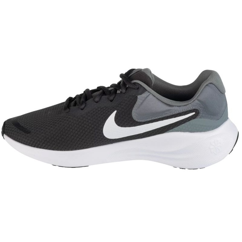 Scarpe da corsa Nike Revolution 7 FB2207-007, nere e grigie nero 1