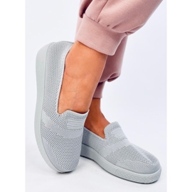 Sneaker calzino da donna, colore grigio 2