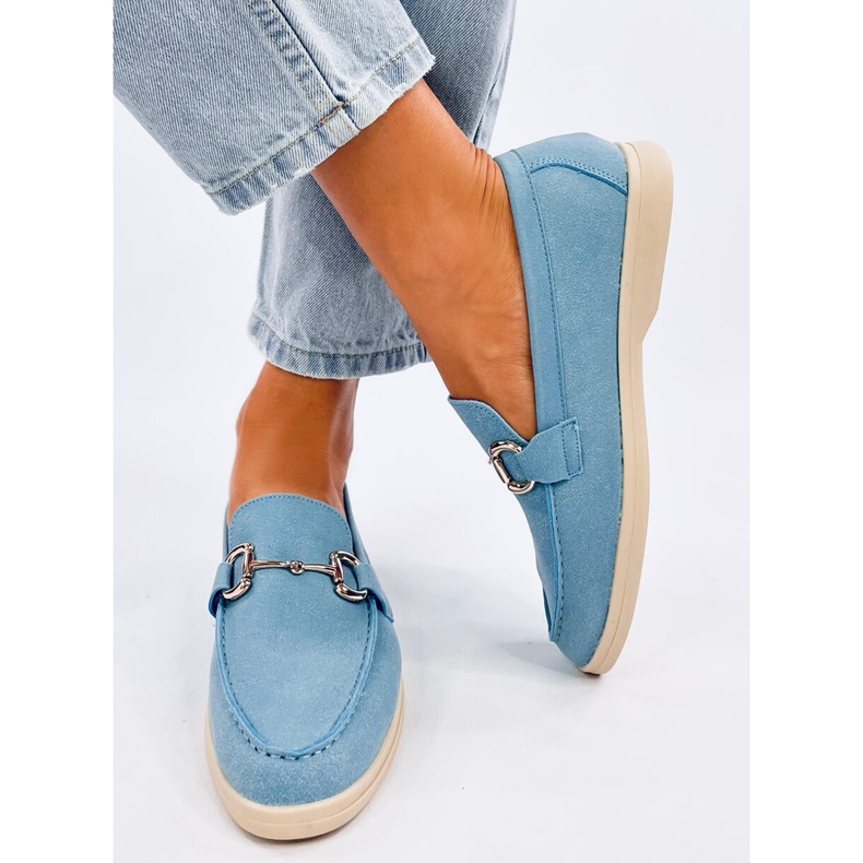 Seastar Mocassini da donna blu con decorazione 1