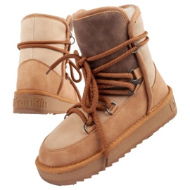 D.Franklin Stivali da neve isolati da donna DFSH370013-SAND, beige 1