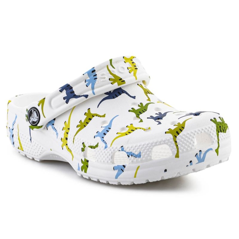 Crocs Classic Character Print Clog 209695-9DH bianco bianca 1
