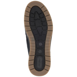 Rieker Stivaletti isolanti da uomo in pelle impermeabili, blu navy 32344-14 2