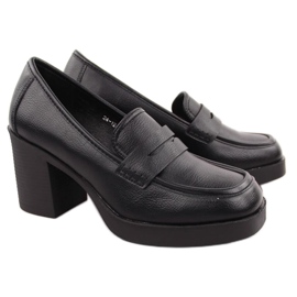 Potocki W 12451 WOL265A scarpe con tacco alto nero 2