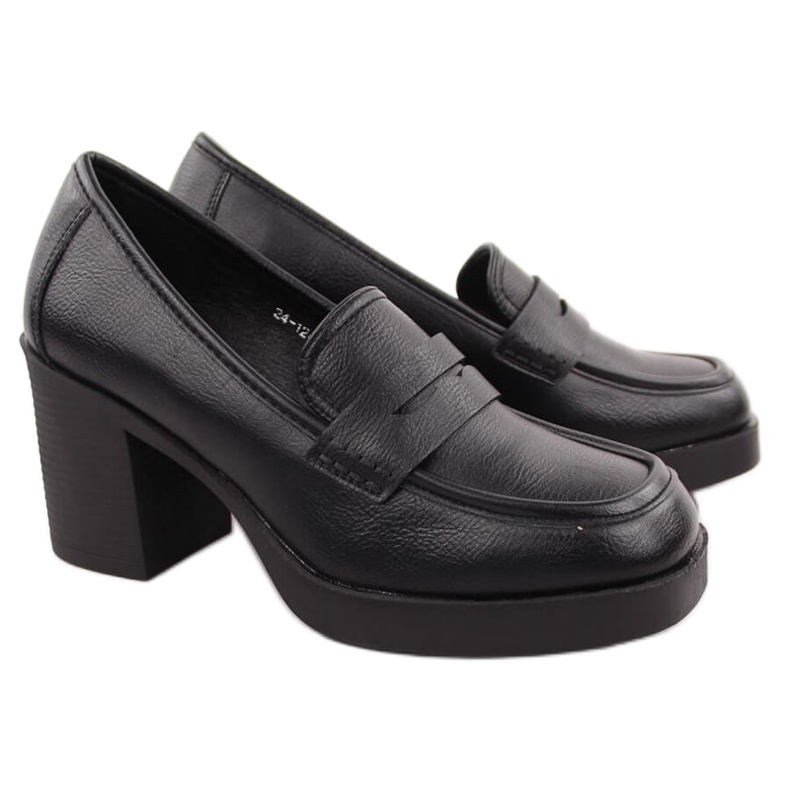 Potocki W 12451 WOL265A scarpe con tacco alto nero 2