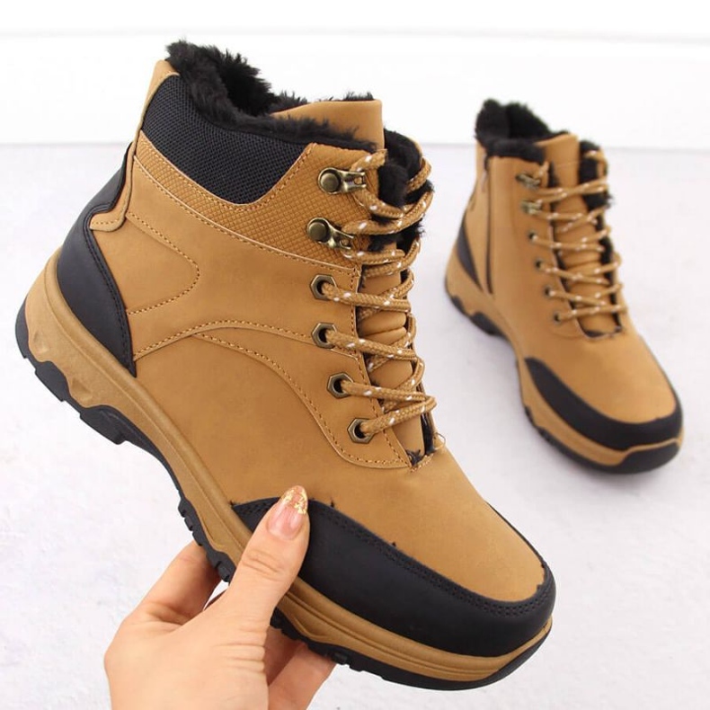 Scarponi da trekking in cammello Vanhorn beige 1