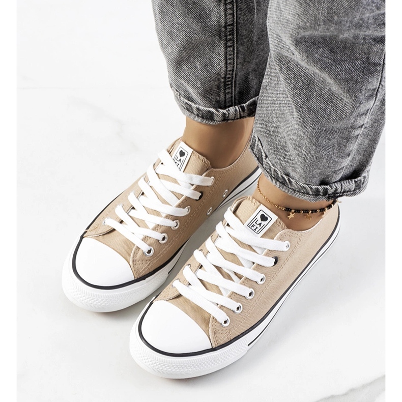 Classiche sneakers da donna Kolind beige 1