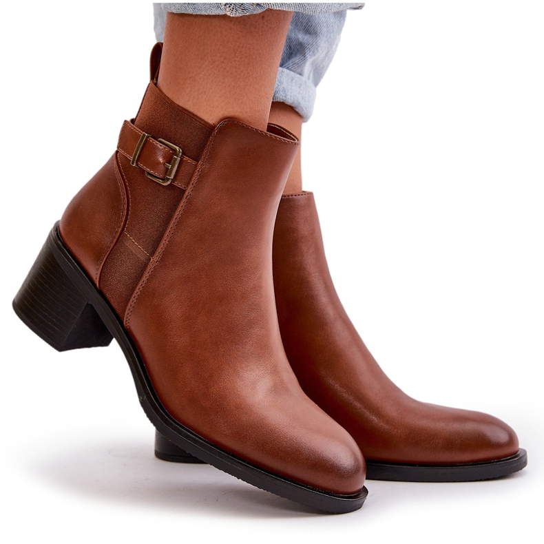 Seastar Stivali isolati da donna con morsetto di cammello marrone 4