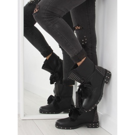 Operai con borchie nere E4947 nere nero 2