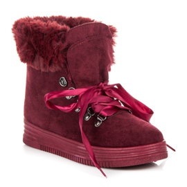 Bello Star Bordo Trappers Legato con un nastro rosso 1