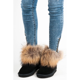 Coco Perla Mukluki in pelle nero 2