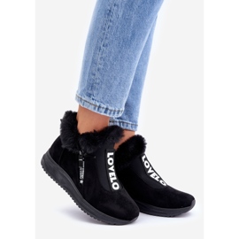 Sneakers Da Donna Stivaletti Con Pelliccia, Colore Nero 1