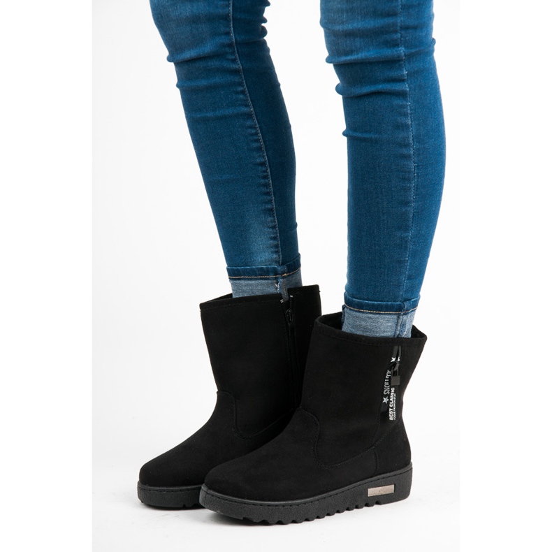 Super Me Doposci chiusi con cerniera nero 2