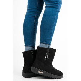 Super Me Doposci chiusi con cerniera nero 1