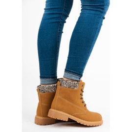 Trapper con glitter marrone 1