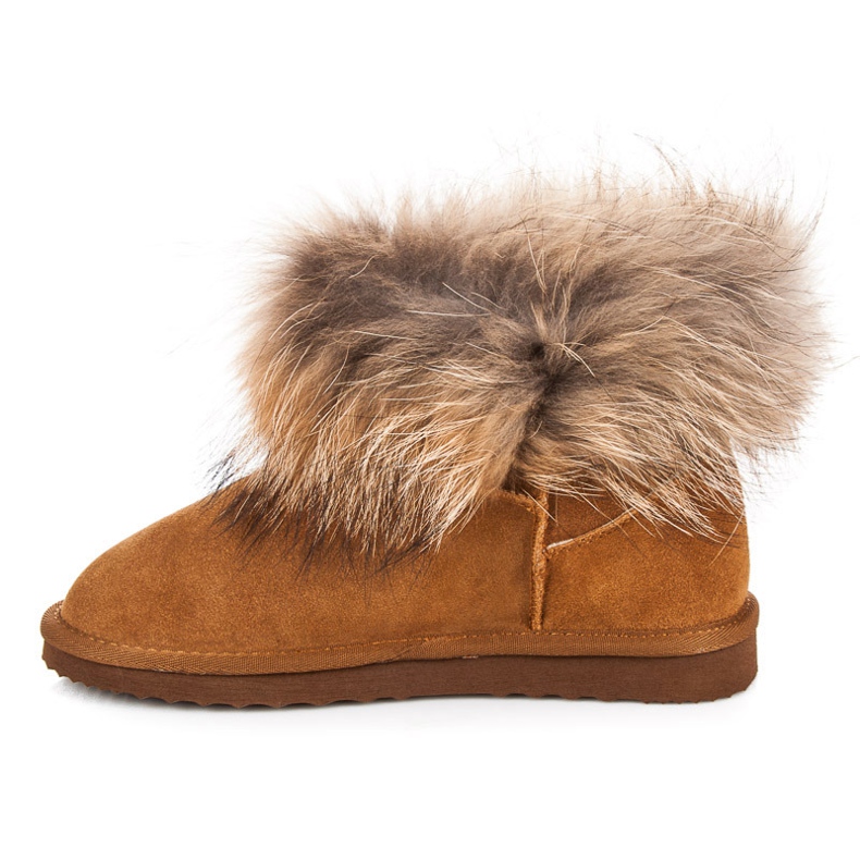 Coco Perla Mukluki in pelle marrone 1