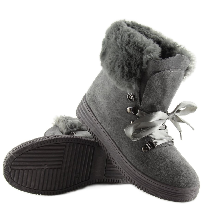 Trapper per stivali da neve grigi GF-179 grigi grigio 1