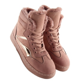 Sneakers isolate rosa BOK-1103 rosa scuro 2