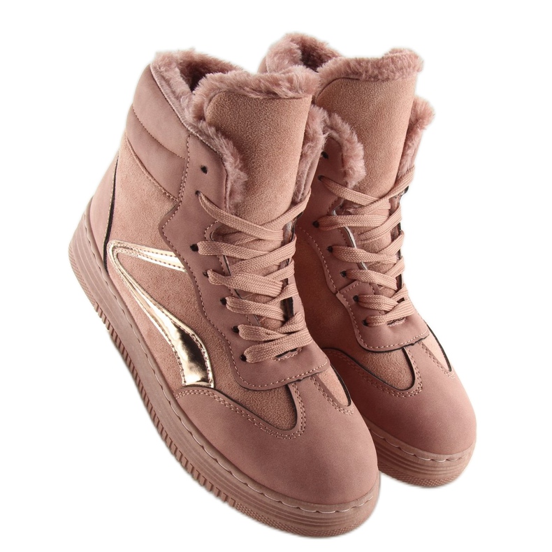 Sneakers isolate rosa BOK-1103 rosa scuro 2