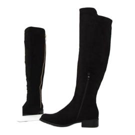 Stivali da equitazione da donna neri 6811-PG neri nero 1