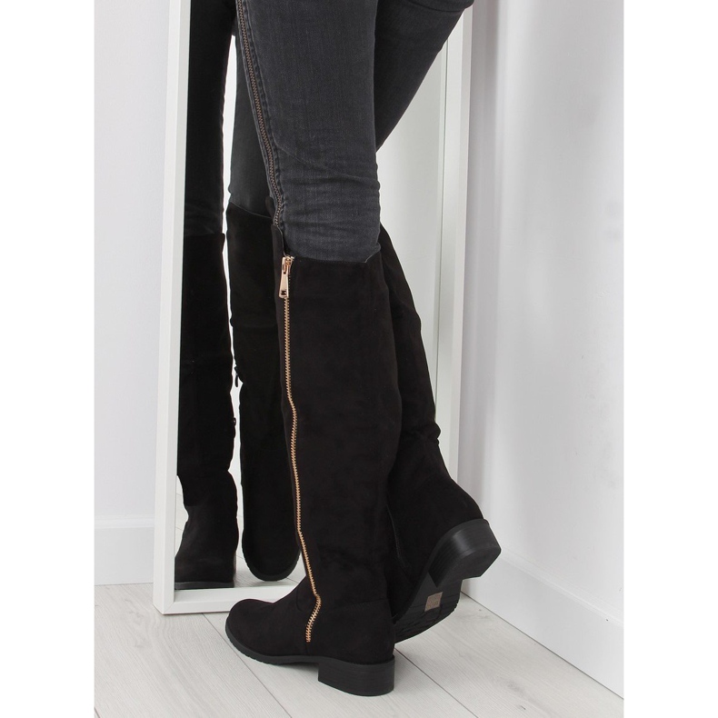 Stivali da equitazione da donna neri 6811-PG neri nero 2