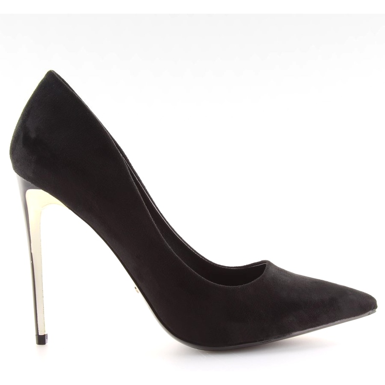 Suede LE-08 Tacco nero oro 2