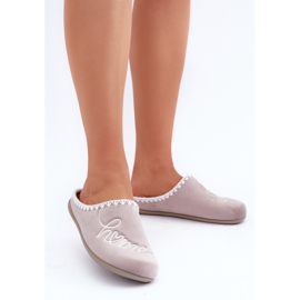 Ciabatte da casa da donna Inblu GF000026 Beige 2