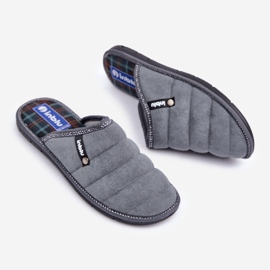 Inblu Comode scarpe da casa da uomo grigie grigio 2