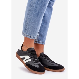Sneakers Basse da Donna Realizzate in Eco Pelle Nera Navidemi nero 1