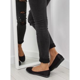 Ballerine nere satinate A8621 nere nero 2