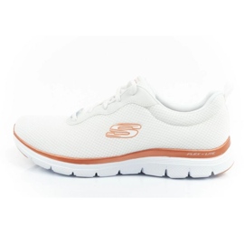 Scarpe Skechers Flex Appeal 4.0 Brillant View 149303/WTRG bianco 1