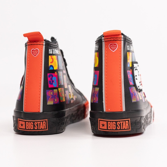 Sneakers ufficiali da donna Big Star x Wośp RR274A651 nero 2