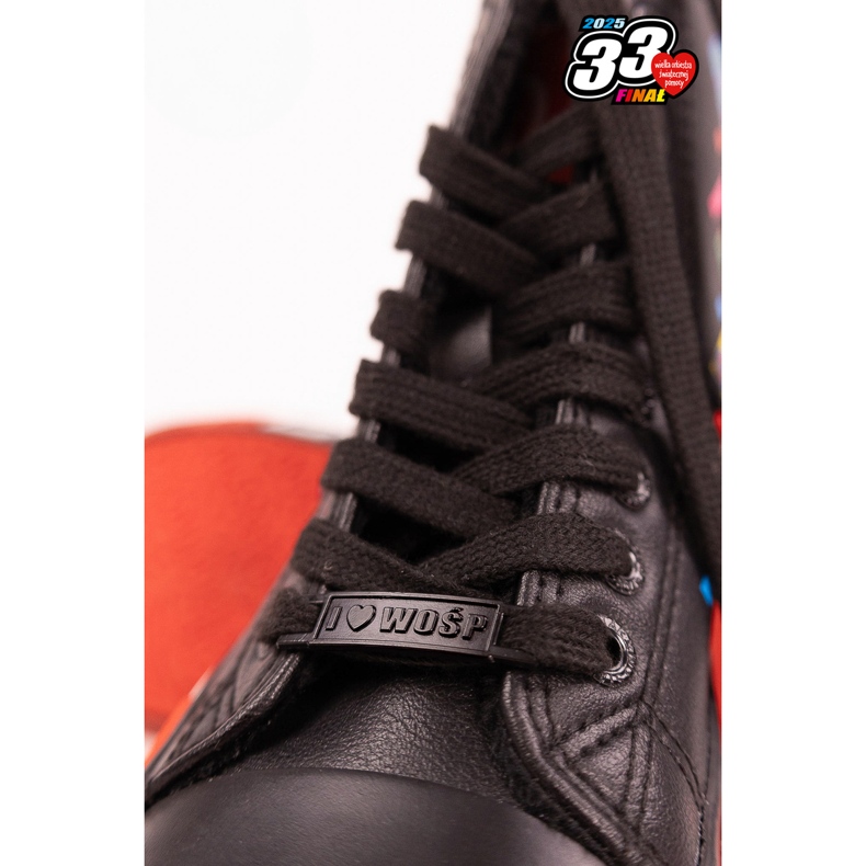 Sneakers ufficiali da uomo Big Star x Wośp RR174651 nero 1