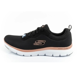 Scarpe Skechers Flex Appeal 4.0 Brillant View 149303/BKRG nero 1