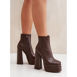 Step in style Stivali Modello Selahra JA-26 Chocolate - Entra con stile marrone 1