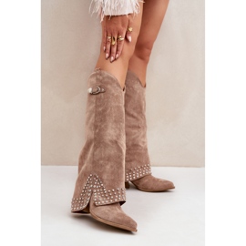 Step in style Stivali Modello Iveliri LQ-135 Beige Scuro - Entra con stile 1