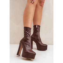 Step in style Stivali Modello Tennira C-243 Marrone Scuro - Entra con stile 1