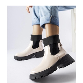 Stivali da lavoro slip-on beige di Breolungi - Solea 1