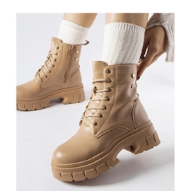 Scarpe da lavoro beige con suola più spessa, Melicucca - Solea 1