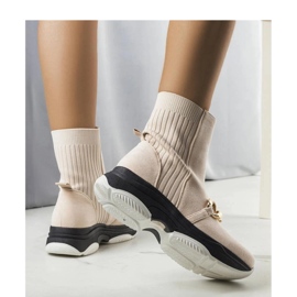 Stivaletti isolanti beige con catena Ulster - Solea 2