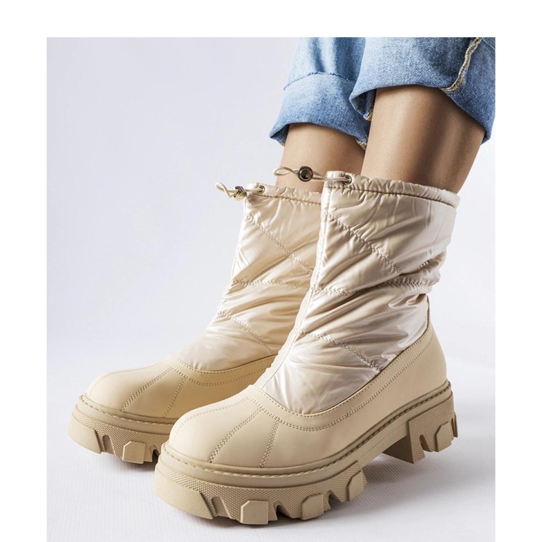 Doposci beige con polsino Cendrillon - Solea 2