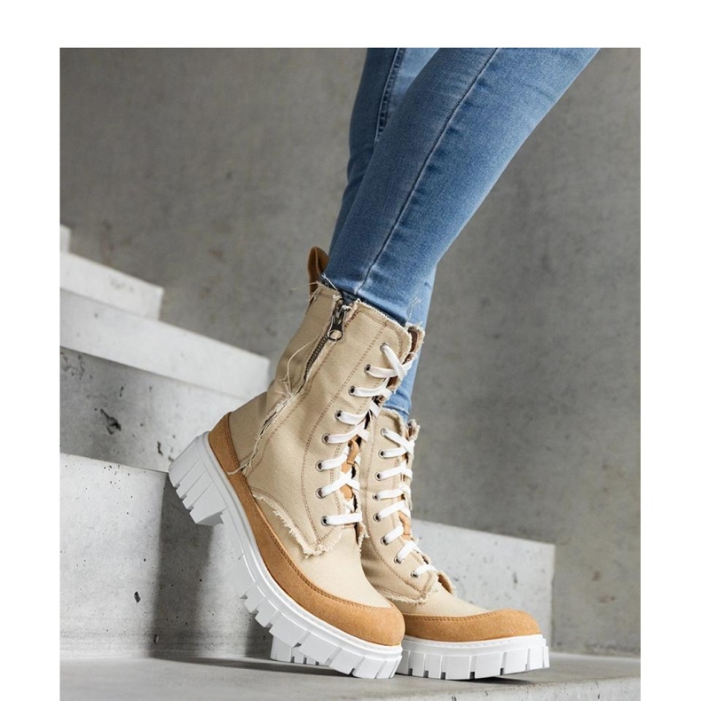 Stivali isolanti beige di Crispiero - Solea 1